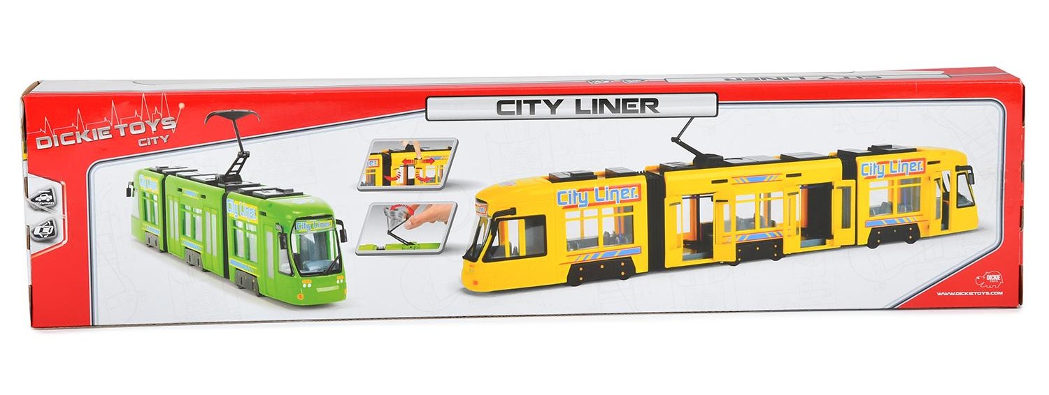 Городской трамвай – желтый. 46 см  
